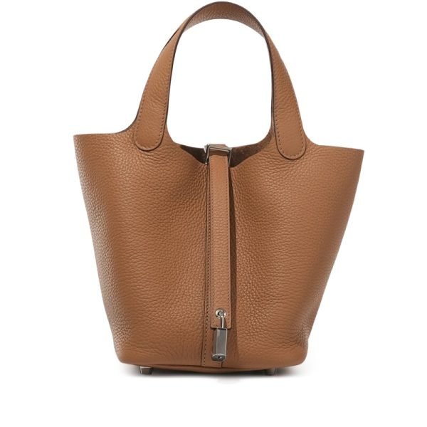 Hermes Biscuit Clemence Picotin Lock 18 Palladium Hardware D2NBK product photo 1