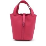 Hermes Rose Mexico Clemence Monochrome So Pink Picotin Lock 18 Pink Hardware CZ2MM product photo 1