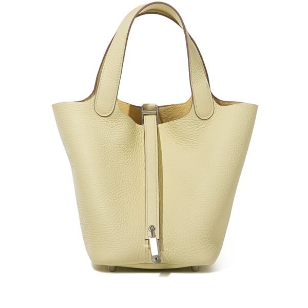 Hermes Jaune Milton Clemence Picotin Lock 18 Palladium Hardware D4ZSL product photo 1