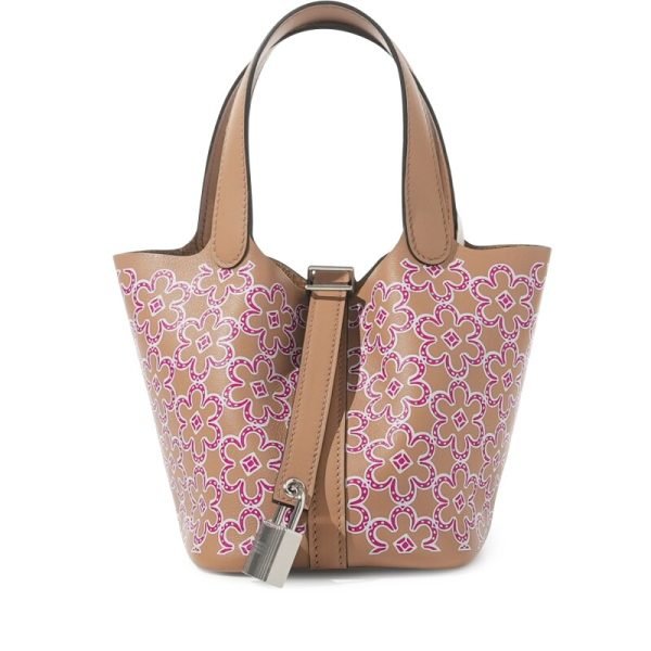 Hermes Chai Swift Lucky Daisy Micro Picotin Lock 14 Palladium Hardware