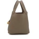 Hermes Etoupe Clemence Picotin Lock 18 Gold Hardware D3N3H product photo 3