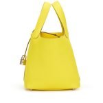 Hermes Lime Clemence Picotin Lock 18 Palladium Hardware D4JVQ product photo 4