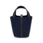 Hermes Bleu Nuit Feutre Wool And Black Swift Picotin Lock 18 PM Palladium Hardware CD2P2 product photo 4