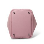 Hermes Rose Sakura Clemence Picotin Lock 18 Palladium Hardware D4WG8 product photo 5