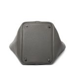 Hermes Gris Meyer Clemence Picotin Lock 18 Palladium Hardware D4WGC product photo 5