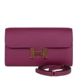 Hermes Constance Wallet To Go Anemone Evercolor Gold Hardware 47661 product photo 1