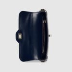 Gucci Luce Small Shoulder Bag Dark Blue Canvas - Gucci Shoulder Bag strap detail