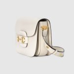 Gucci Horsebit 1955 Small Shoulder Bag White - Gucci Shoulder Bag side view