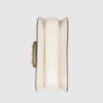 Gucci Horsebit 1955 Small Shoulder Bag White - Gucci Shoulder Bag strap detail