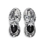 Mens Track Graffiti Sneaker In White/black 542023W3RRA9010 product photo 7