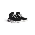 Womens Speed 2.0 Lace-Up Graffiti Recycled Knit Sneaker In Black 769315W2DD41091 product photo 2