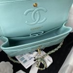 Chanel Small Classic Handbag Caviar Gold Hardware S15 product photo 6