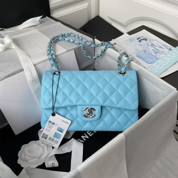 Chanel Small Classic Handbag Silver Hardware S20 product photo 1