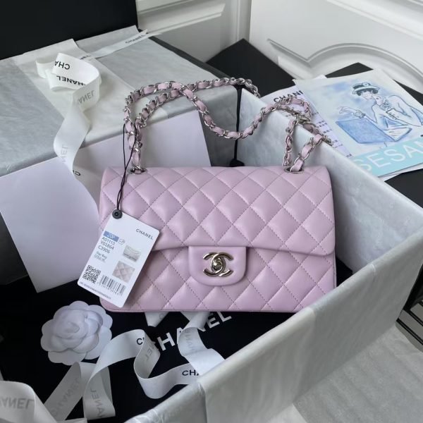 Chanel Small Classic Handbag Silver Hardware S31 product photo 1