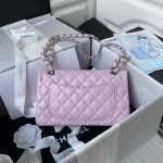 Chanel Small Classic Handbag Silver Hardware S31 product photo 2