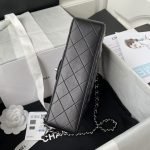 Chanel Small Classic Handbag Silver Hardware S36 product photo 5