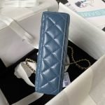 Chanel AS4416 Mini Shopping Bag Shiny Aged Calfskin Gold-Tone Metal Blue AS4416 u84dd product photo 4