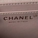 Chanel AS4385 Mini Flap Bag Pearl Lambskin Faux Pearl & Gold Metal Pink Iridescent AS4385 u7c8 product photo 6