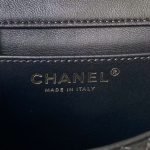 Chanel AS4385 Mini Flap Bag Pearl Lambskin Faux Pearl & Gold Metal Black AS4385 u9ed1 product photo 7