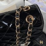 Chanel AS4647 Mini Flap Bag With Star Coin Purse Metallic Calfskin & Gold Metallic Black AS4647 product photo 3