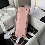 Chanel A92990 Small Flap Bag With Top Handle Shiny Calfskin Pink A92990 u4eaeu7c89 product photo 5