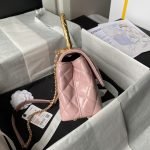 Chanel A92990 Small Flap Bag With Top Handle Shiny Calfskin Pink A92990 u4eaeu7c89 product photo 6