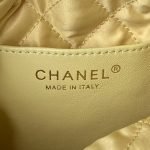 Chanel 22 AS3980 Mini Tote Shiny Calfskin & Gold-Tone Metal Yellow AS3980 u9ec4u8272 product photo 7