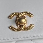 Chanel 24B AS5038 Lambskin Clutch White AS5038 u767du8272 product photo 3