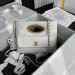 Chanel 24B AS5038 Lambskin Clutch White AS5038 u767du8272 product photo 1