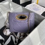 Chanel 24B AS5038 Lambskin Clutch Purple AS5038 u7d2bu8272 product photo 2