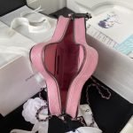 Chanel 24C AS4579 Star Bag Pink And Black Satin Black Metal Hardware AS4579 u7c89u8272 product photo 4