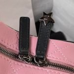 Chanel 24C AS4579 Star Bag Pink And Black Satin Black Metal Hardware AS4579 u7c89u8272 product photo 6