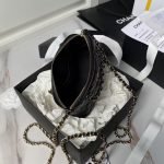 Chanel 24B AP3354 Calfskin Chain Clutch Black AP3345 u9ed1u8272 product photo 4