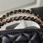 Chanel 24B AP3354 Calfskin Chain Clutch Black AP3345 u9ed1u8272 product photo 7