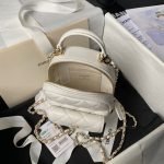 Chanel 24C AP3573 Mini Backpack Lambskin Gold Metal White AP3573 u767du8272 product photo 4
