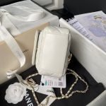 Chanel 24C AP3573 Mini Backpack Lambskin Gold Metal White AP3573 u767du8272 product photo 5