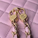 Chanel 24C AP3573 Mini Backpack Lambskin Gold Metal Purple AP3573 u7d2bu8272 product photo 5