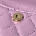 Chanel 24C AP3573 Mini Backpack Lambskin Gold Metal Purple AP3573 u7d2bu8272 product photo 7