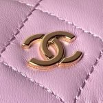 Chanel 24C AP3573 Mini Backpack Lambskin Gold Metal Purple AP3573 u7d2bu8272 product photo 3