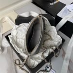 Chanel 24S AP4000 Mini Clutch With Chain Crossbody Bag Grey Caviar Light Gold Hardware AP4000 product photo 4