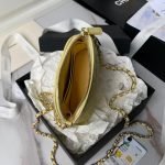 Chanel 24S AP4000 Mini Clutch With Chain Crossbody Bag Yellow Caviar Light Gold Hardware AP4000 product photo 4