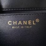 Chanel 24C AS4611 Vintage Logo Lambskin Rectangular Shoulder Bag Black AS4611 u9ed1u8272 product photo 7