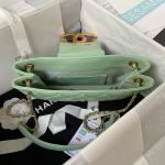 Chanel 24C AS4611 Vintage Logo Lambskin Rectangular Shoulder Bag Green AS4611 u7effu8272 product photo 3