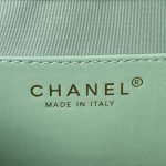 Chanel 24C AS4611 Vintage Logo Lambskin Rectangular Shoulder Bag Green AS4611 u7effu8272 product photo 7