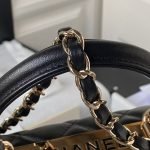 Chanel AS4654 Mini Fashion Cc Flap Bag Black Lambskin Light Gold Hardware AS4654 u9ed1u8272 product photo 7