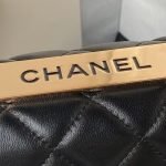 Chanel AS4654 Mini Fashion Cc Flap Bag Black Lambskin Light Gold Hardware AS4654 u9ed1u8272 product photo 4