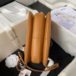 Chanel AS4654 Mini Trendy Cc Flap Bag Caramel Lambskin Light Gold Hardware AS4654 u7126u7cd6 product photo 6