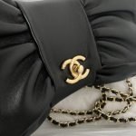 Chanel 24B AS5129 Metallic Lambskin Butterfly Evening Bag Black AS5129 u9ed1u8272 product photo 6