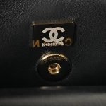 Chanel 24C AS4543 Mini Flap Bag Chain Bag Top Handle Black Lambskin AS4543 u9ed1u8272 product photo 7