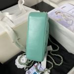 Chanel 24C AS4543 Mini Flap Bag Chain Bag Top Handle Turquoise Lambskin AS4543 u7effu677eu77 product photo 3
